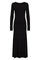 Natalia Ls Long Dress | Black | Kjole fra Liberté