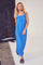 Callum Smock Long Strap Dress | New Blue | Kleid von Co'couture