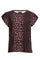 Alma U Tshirt | Bordeaux Lux Leo | TShirt fra Liberté