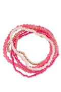 Bohemian Pearl Bracelets | Light Pink | Armbånd fra Birdsong – nedsat