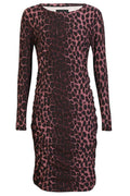 Alma Long Dress | Bordeaux Lux Leo | Kjole fra Liberté