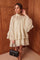 Selene Short Dress With Ruffles | Beige