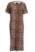 Alma Tshirt Dress | Lux Leo Red Heart | Kjole fra Liberté – nedsat