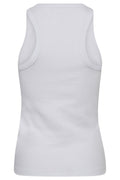 Sahara Embroidery Tank Top 33151 | White | T-Shirt fra Co'couture – nedsat