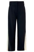 Frede Hose mit weitem Einsatz | Schwarz Offwhite | Hose von Liberté – nedsat
