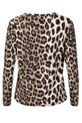 Alma Ls U Tshirt | Big Lux Leo Fossil | Bluse fra Liberté – nedsat