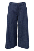 Box Culotte Pant | Navy Denim | Bukser fra Black Colour