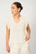 Ryett Knit Blouse| Ecru | Strik fra Mos Mosh
