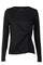Alma Ls Twist Tshirt | Schwarz | T-Shirt von Liberté