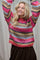 Milly Knit Jumper | Red Multi | Strik fra Black Colour