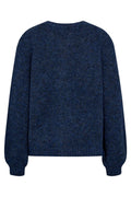 Louisa Car 202236 | Vintage Indigo Melange | Cardigan fra Freequent – nedsat