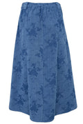 Fiola A-Skirt | Denim Blue | Nederdel fra Black Colour – nedsat