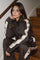 Vera Track Suit Blouse | Dark Brown | Bluse fra Neo Noir