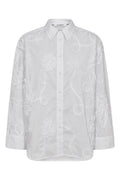 Xavier Flower Shirt 45047 | White | Bluse fra Co'couture