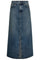 Darin Langer Schlitzrock 34148 | Jeansblau | Rock von Co'couture