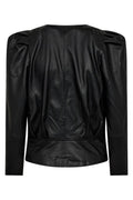 Phoebe Drape Puff Bluse | Schwarz | Shirt von Co'couture