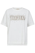Carol Tee 206344 | Star Off-White W Brush Bronz | T-Shirt fra Freequent