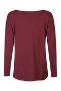 Alma Ls Top (Fleece) | Bordeaux | Bluse fra Liberté – nedsat