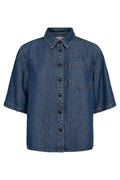 Milo Shirt 206340 | Mittelblauer Denim | Hemd von Freequent – nedsat