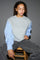 Sabina Mix Shirt Sweat 47010 | Light Grey | Sweatshirt fra Co'couture