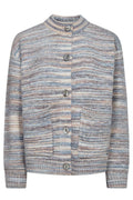 Grsclas Cardigan 205841 | Star Off-White W. Baby Blue | Cardigan fra Freequent – nedsat