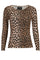 Mesh Ls Sparkle Tshirt | Lux Leo Diamond Dot | Mesh bluse fra Liberté