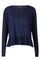Alma Ls Frill T Shirt | Navy Lala | Bluse fra Liberté