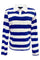 Polo Ls Shirt | Colbolt White Stripe |  fra Liberté