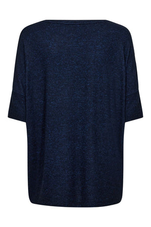 Lora Ss Blouse | Blå | Bluse fra French Laundry