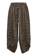 Juno Leopard Pants | Dark Maroon – nedsat