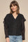 Fina Spitzenbluse | Schwarz | Bluse von Mos mosh