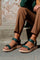 Line | Deep Forest & Chocolate | Sandaler fra Woden