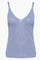 Silver Thread Tank Top | Blå | Top fra Atelier C
