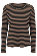 Beatrice T Shirt 3016 | Black Brown | Prepair