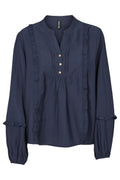 Camilla Blouse 3027 | Navy | Prepair – nedsat