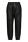 Phoebe Leather Zip Joggers 31360 | Black | Bukser fra Co'couture