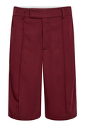 Amira Crease Bermuda 31459 | Burgundy | Bukser fra Co'couture – nedsat