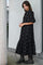 Veronica Flower Emb Dress | Black | Kjole fra Neo Noir