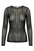 Mesh Blouse Dots  | Mesh bluse fra Avery – nedsat