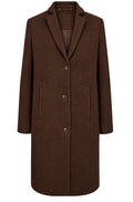Theo Wool Coat | Brun | Frakke fra French Laundry – nedsat