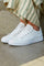 Jane Leder III | Blanc de Blanc | Turnschuhe von Woden