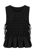 Boho Smock Flair top | Black – nedsat