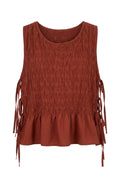 Boho Smock Flair top | Rust – nedsat
