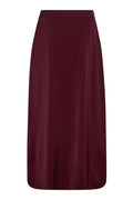 Adna Sateen Skirt 34164 | Burgundy | Nederdel fra Co'couture – nedsat