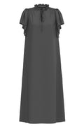 Hera SS Rüschenkleid 36421 | Schwarz | Kleid von Co'couture