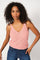 Cressida Melange Knit Top | Faded Rose | Strik fra Mos Mosh