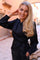 Kiki Ls Wrap Blouse | Black | Bluse fra Liberté