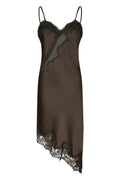 Sorelle Lace Dress | Dark Brown | Kjole fra Neo Noir – nedsat