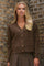 Gigi Knit Cardigan 2853 | Chocolate Brown | Cardigan fra Prepair