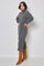 Long Knit Dress | Mørkegrå | Kjole fra Avery